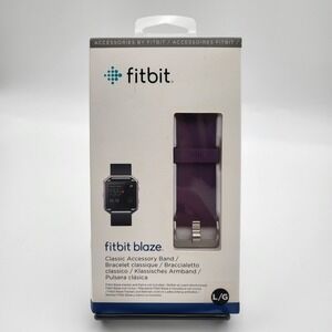 Fitbit Blaze Classic Accessory Band Plum Purple Large L/G Replacement Wristband